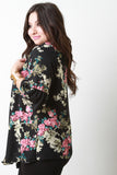 Floral Short Sleeve Kimono
