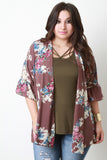 Floral Short Sleeve Kimono