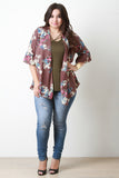 Floral Short Sleeve Kimono