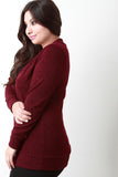 Slim Fit V Neck Light Sweater
