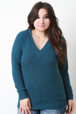 Slim Fit V Neck Light Sweater