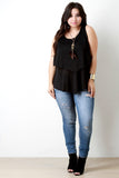 Double Layer Knit Tank Top