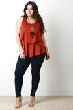 Double Layer Knit Tank Top