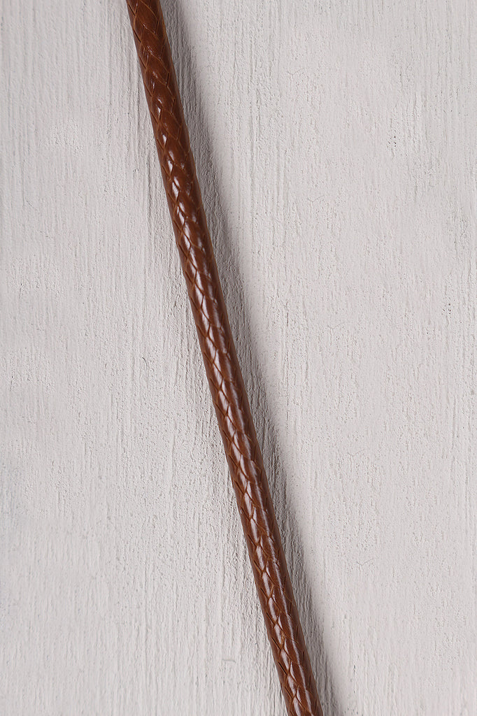 Wooden Crescent Moon Pendant Necklace