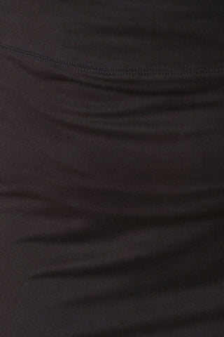 Jersey Knit Pencil Midi Skirt