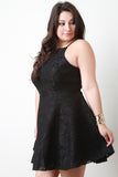 Floral Lace Skater Dress