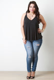 V-Strap Trapeze Top
