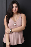V-Strap Trapeze Top