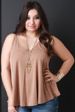 V-Strap Trapeze Top