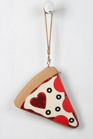 For The Love Of Pizza Wristlet