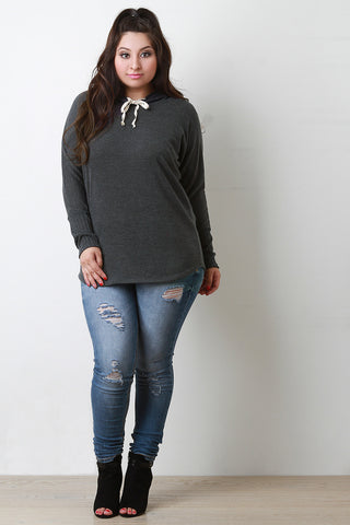 Hooded Long Sleeves Top