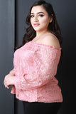 Off The Shoulder Lace Top