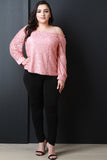 Off The Shoulder Lace Top
