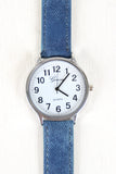 Keeping It Casual Denim Watch