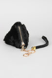 Faux Fur Pyramid Key Chain
