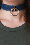 O So Charming Denim Choker