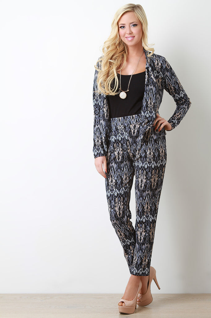 Chevron Inkblot Pants