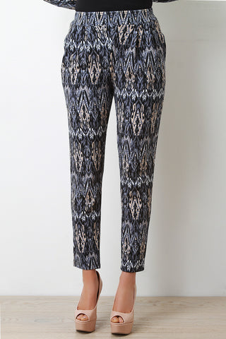 Chevron Inkblot Pants