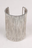 Wire Wrapped Wide Cuff