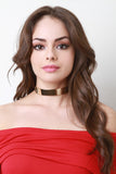 Gold Standard Metallic Band Choker