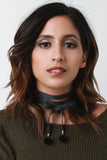 Pom Pom Wrap Choker