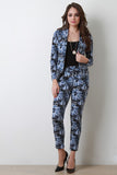 Stretch Knit Burst Dye Pants