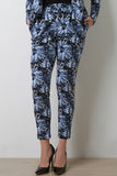 Stretch Knit Burst Dye Pants