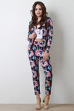 Stretch Knit Burst Dye Pants