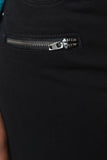 Ridge Panel Moto Skinny Pants