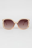 Open Side Square Frame Sunglasses