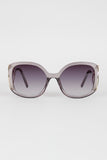 Open Side Square Frame Sunglasses