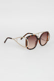 Open Side Square Frame Sunglasses