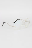 Wide Frame-less Glasses