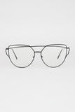 Double Brow Wire Frame Glasses