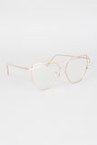 Double Brow Wire Frame Glasses