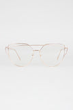 Double Brow Wire Frame Glasses