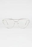 Double Brow Wire Frame Glasses
