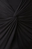 Side Cutout Knotted Twist Maxi Dress