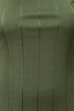 Plus Size Vertical Tube Bandage Dress