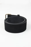 Simple Vegan Suede Wide Belt