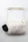 Shaggy Faux Fur Clutch