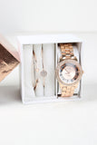 Sparkling Watch and Bracelet Set