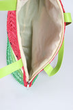 Watermelon Slice Straw Bag