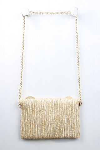 Happy Cat Straw Bag