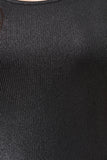 Rib Knit Shimmer Sleeveless Dress