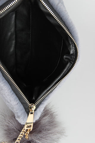 Faux Fur Keychain Clutch