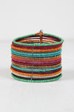 Multi Color Beaded Cuff