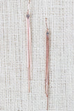 Rhinestone Snake Chain Drop Earrings
