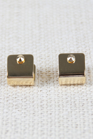 U-Cuff Spike Stud Accent Earrings