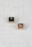 U-Cuff Spike Stud Accent Earrings